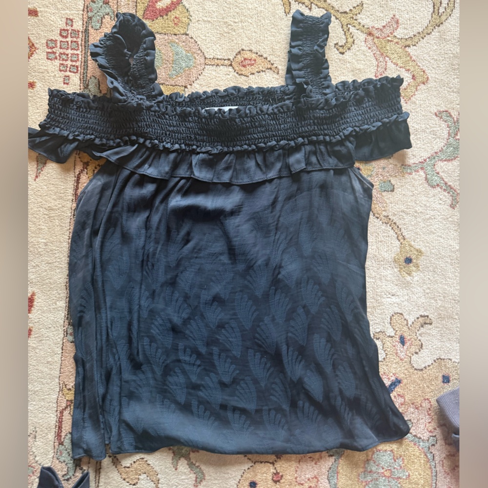 Anthropologie Black Medium Top